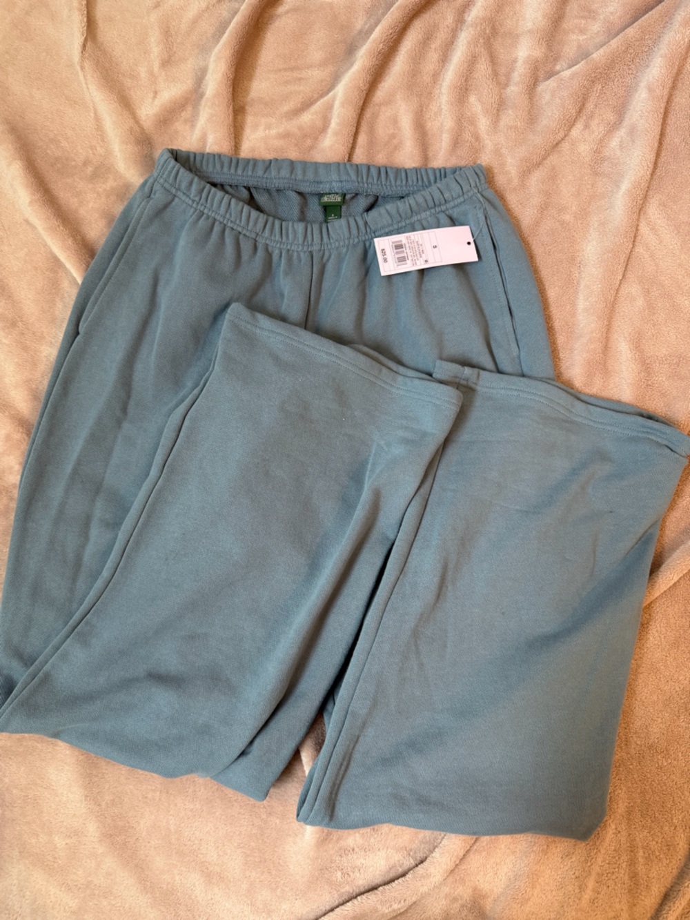 Target Wild fable Teal Blue wide leg Sweatpants - size small NWT